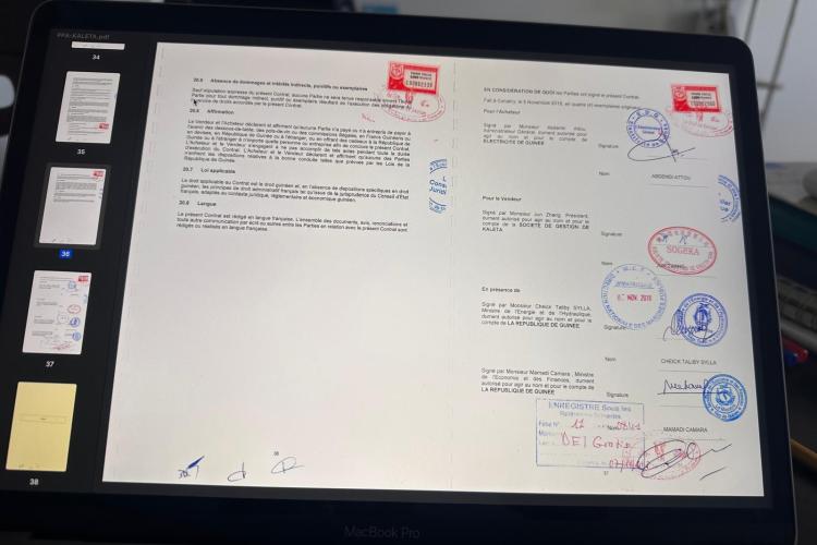 Contrat d’achat d’électricité de Souapiti et Kaléta : Le chef de la junte guinéenne pris dans l'engrenage